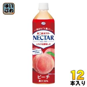 伊藤園 不二家ネクター ピーチ 900ml ペットボトル 12本入｜softdrink