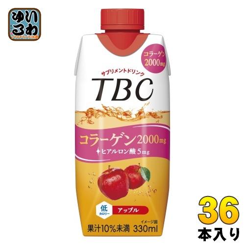森永乳業 TBC コラーゲン アップル 330ml 紙パック 36本 (12本入×3 まとめ買い) ...