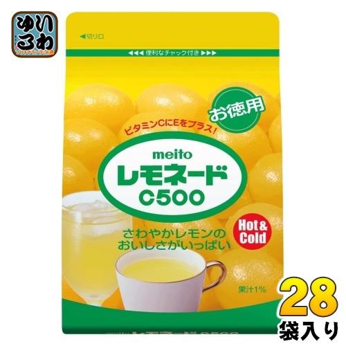 名糖産業 レモネードC500 440g 28袋入 (7袋×4 まとめ買い) 果汁飲料 インスタント ...
