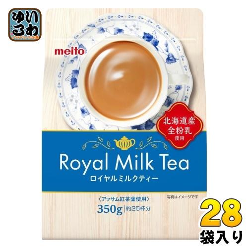 名糖産業 ロイヤルミルクティー 350g 28袋入 (7袋×4 まとめ買い) 紅茶飲料 インスタント...