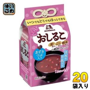 森永製菓 フリーズドライ おしるこ 4食×20袋（10袋入×2 まとめ買い）｜softdrink