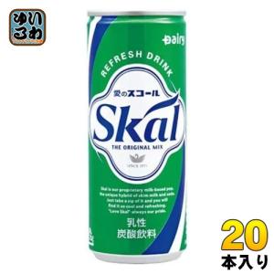 南日本酪農 スコール ホワイト 250ml 缶 20本入 炭酸飲料｜softdrink