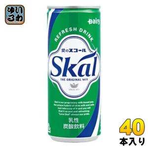 南日本酪農 スコール ホワイト 250ml 缶 40本 (20本入×2 まとめ買い) 炭酸飲料｜softdrink