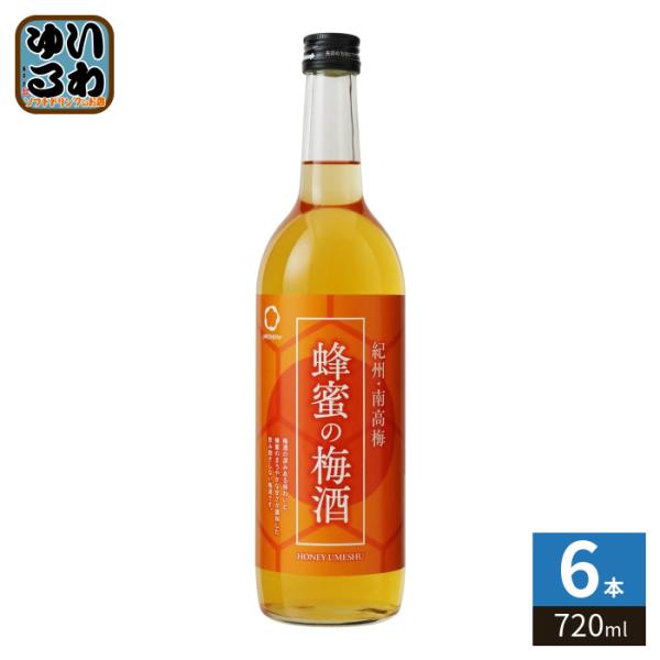 中野BC 蜂蜜の梅酒 720ml 瓶 6本入 〔爆買〕