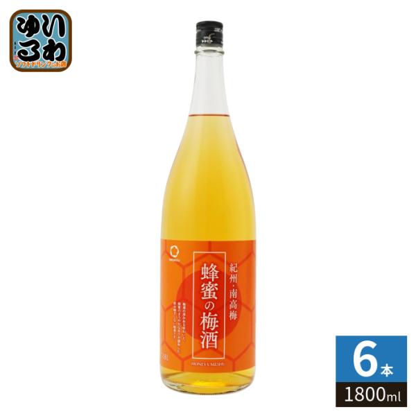 中野BC 蜂蜜の梅酒 1800ml 瓶 6本入 〔爆買〕