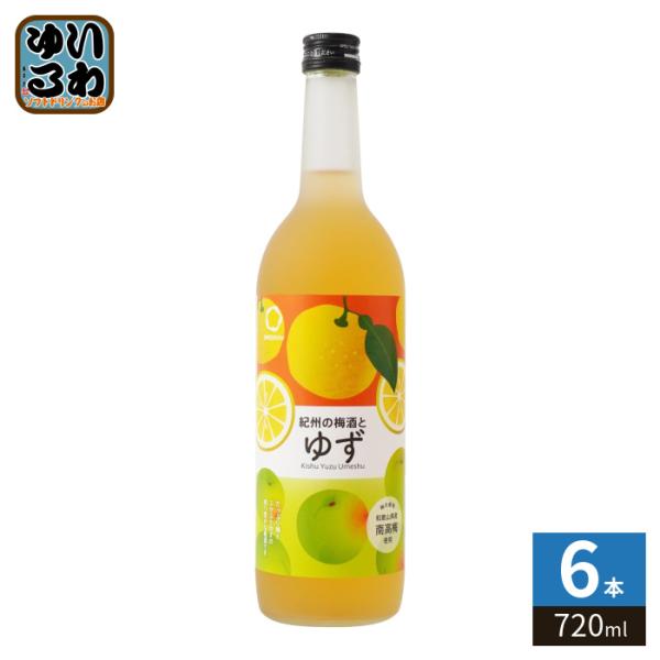 中野BC 紀州の梅酒とゆず 720ml 瓶 6本入 〔爆買〕