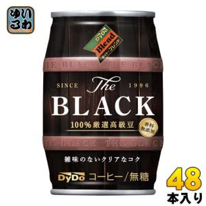 ダイドーブレンド ザ・ブラック 185g 缶 48本 (24本入×2 まとめ買い)