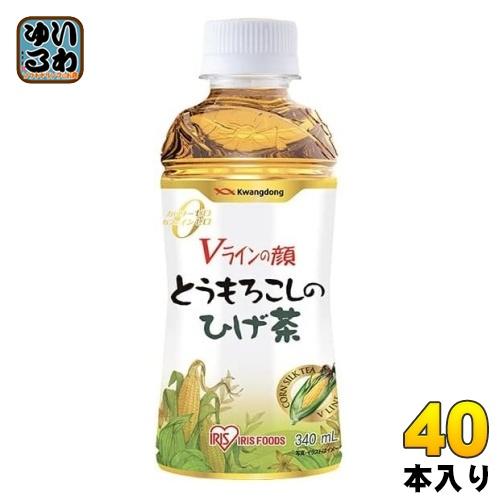 アイリスオーヤマ とうもろこしのひげ茶 340ml ペットボトル 40本 (20本入×2 まとめ買い...