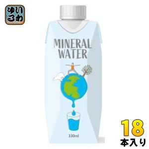 サクラ食品工業 サクラ ミネラルウォーター 330ml 紙パック 18本入 飲料水 軟水｜softdrink