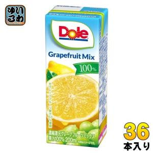 雪印メグミルク Doleオレンジ100% 200ml 紙パック 72本 (18本入×4