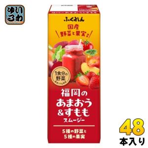 ふくれん 国産野菜 福岡のキウイスムージー 200ml 紙パック 48本 (24本