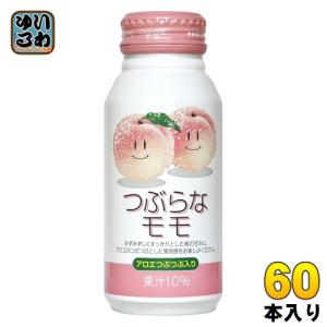 JAフーズおおいた つぶらなモモ 190g ボトル缶 60本 (30本入×2 まとめ買い) 果汁飲料 桃 粒入り｜softdrink