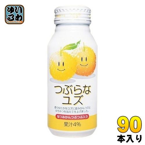 JAフーズおおいた つぶらなユズ 190g ボトル缶 90本 (30本入×3 まとめ買い) 果汁飲料...