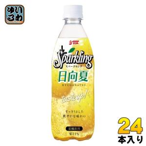 サンA スパークリング 日向夏 500ml ペットボトル 24本入 果汁飲料 炭酸飲料｜softdrink