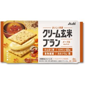 アサヒグループ食品 クリーム玄米ブラン メープ...の詳細画像1