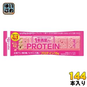 1本満足バー アサヒグループ食品 プロテインブラック 144本 (72本入×2