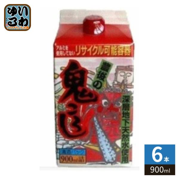 藤居酒造 豊後の鬼ころし 900ml 紙パック 6本入 日本酒 清酒 普通酒 辛口 〔爆買〕