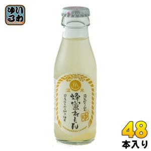 友桝飲料 湯あがり堂 蜂蜜れもん 95ml 瓶 48本入 果汁飲料｜softdrink