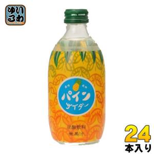 友桝飲料 パインサイダー 300ml 瓶 24本入