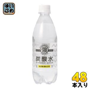 友桝飲料 強炭酸水 500ml ペットボトル 24本入 : いわゆるソフト