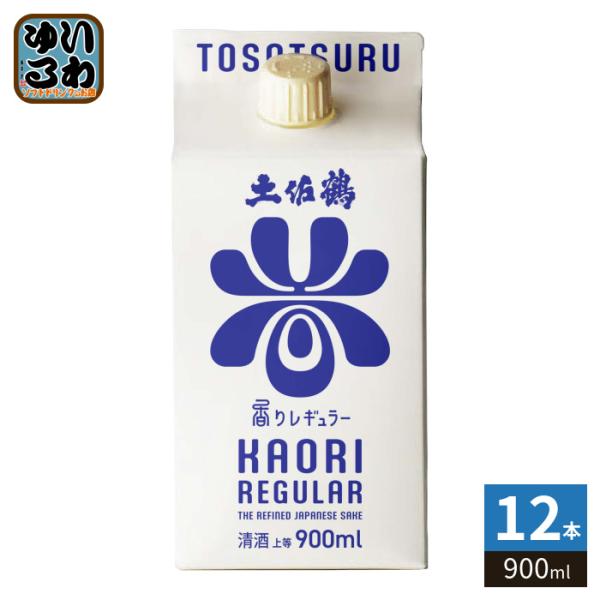 土佐鶴酒造 香りレギュラー 900ml 紙パック 12本 (6本入×2 まとめ買い) 〔爆買〕