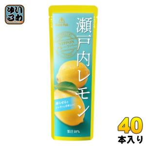 ゴールドパック 瀬戸内レモン 80g パウチ 40本 (20本入×2 まとめ買い) 果汁飲料 冷凍可能｜softdrink