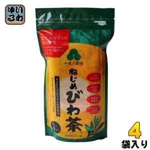 十津川農場 ねじめびわ茶 ティーバッグ 2g×24バック 4袋 (1袋入×4 まとめ買い)｜softdrink