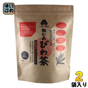 十津川農場 ねじめびわ茶 ティーバッグ 2g×80バック 2袋 (1袋入×2 まとめ買い)｜softdrink