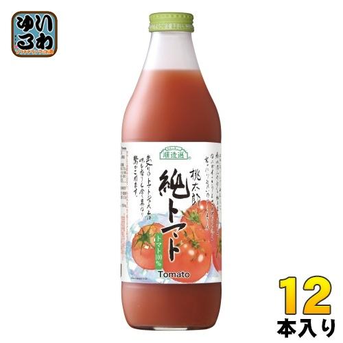 マルカイ 順造選 純トマト 1000ml 瓶 12本 (6本入×2 まとめ買い) 野菜ジュース