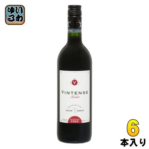 湘南貿易 ヴィンテンス メルロー (赤) 750ml 瓶 6本入 ノンアルコールドリンク ノンアルコ...