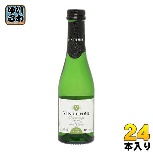 湘南貿易 ヴィンテンス シャルドネ ミニ 200ml 瓶 24本入 ノンアルコールワイン 白