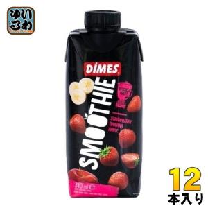 日本珈琲貿易 ディメス レッドフルーツ ミックス スムージー 310ml 紙パック 12本入 DIMES 果汁飲料 フルーツミックス｜softdrink