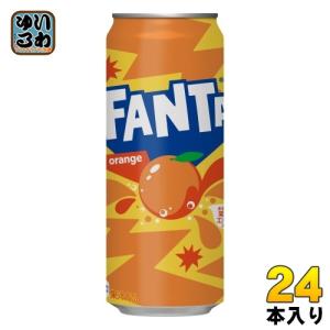 コカ・コーラ ファンタ オレンジ 500ml 缶 24本入 炭酸飲料 缶ジュース 果汁｜softdrink