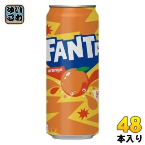 コカ・コーラ ファンタ オレンジ 500ml 缶 48本 (24本入×2 まとめ買い)｜softdrink