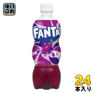 コカ・コーラ ファンタ グレープ 500ml ペットボトル 24本入 炭酸飲料 FANTA コカコーラ｜softdrink