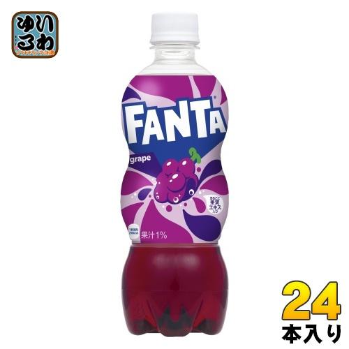 〔ポイント10%対象〕 コカ・コーラ ファンタ グレープ 500ml ペットボトル 24本入 炭酸飲...