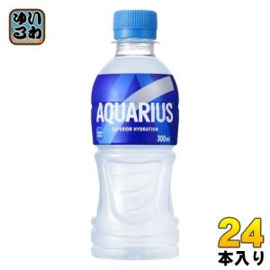 〔ポイント10%対象〕 コカ・コーラ アクエリアス 300ml ペットボトル 24本入 スポーツドリンク 熱中症対策｜softdrink