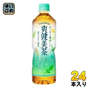 〔ポイント10%対象〕 爽健美茶 600ml ペットボトル 24本入 コカ・コーラ ブレンド茶 お茶｜softdrink