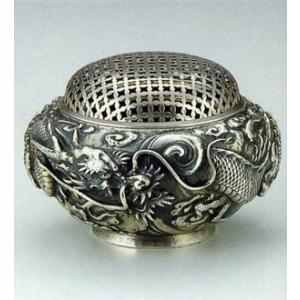 織田幸銅器 香炉 獅子蓋象耳(唐子遊び) 61-05 爆買 : サンワ