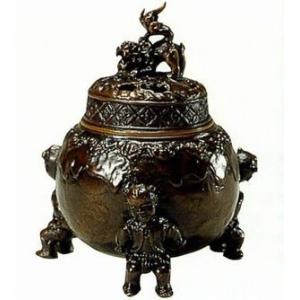 高岡銅器 香炉【麟龍香炉】伝統美術工芸品 : ソフトライフ - 通販