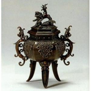 伝統工芸品 高岡銅器 香炉 美術品 高岡銅器 香炉【麟龍香炉】伝統美術工芸品 : ソフトライフ - 通販