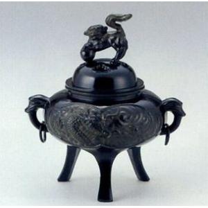 高岡銅器 香炉【麟龍香炉】伝統美術工芸品 : ソフトライフ - 通販
