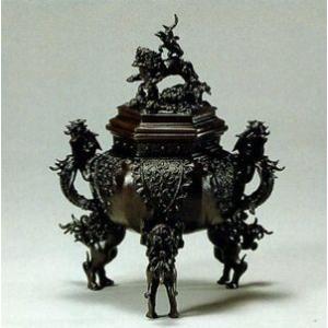 高岡銅器 香炉【麟龍香炉】伝統美術工芸品 : ソフトライフ - 通販