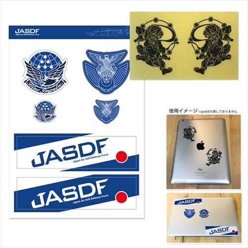 新品 航空自衛隊オリジナルステッカーシート ＆ 臨時F-35A飛行隊 雷神 AS-008-AS-00...