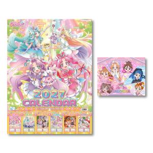 2026/09/19発売予定! [プリキュア カレンダー2点セット]■名探偵プリキュア！ ■卓上 プリキュアオールスターズ 2027年 壁掛け・卓上セット 27CL-015-016｜そふと屋プラチナ館