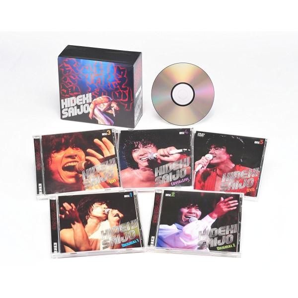 【おまけCL付】新品 西城秀樹 絶叫・情熱・感激 CD+DVDBOX全集 / (CD4枚+DVD1枚...
