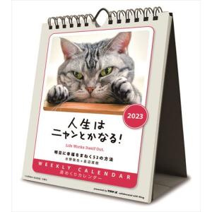 人生はニャンとかなる！ 2023年カレンダー 23CL-0389