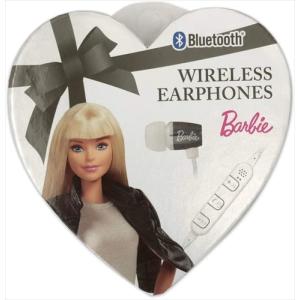 【おまけCL付】新品 たのしいかいしゃ Barbie Bluetooth アルミカナルイヤホン BB-BT1 ブラック /BB-BT1-BK-PIGE｜softya