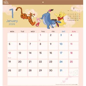 【残りわずか】くまのプーさん 2026年 壁掛...の詳細画像1