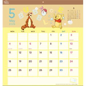 【残りわずか】くまのプーさん 2026年 壁掛...の詳細画像2